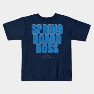 Funny Springboard Diving Shirt | Springboard Boss Kids T-Shirt